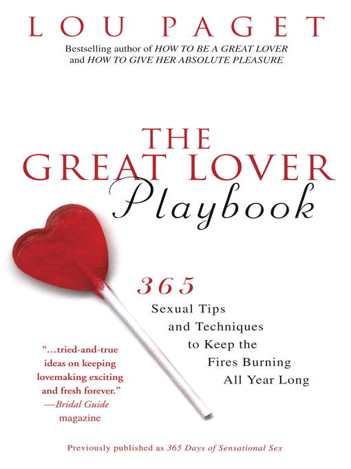 Title details for The Great Lover Playbook by Lou Paget - Available